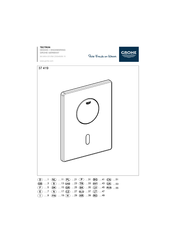 Grohe TECTRON 37 419 Manual De Instrucciones