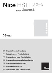 Nice HSTT2L Instrucciones Para La Instalación