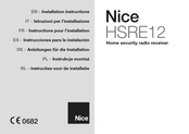 Nice HSRE12 Instrucciones Para La Instalación