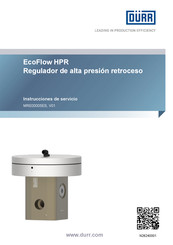 DÜRR EcoFlow HPR Instrucciones De Servicio