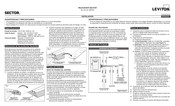 Leviton SECTOR SBCS0 Manual De Instalación