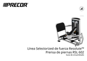 Precor Resolute RSL Serie Manual De Instrucciones