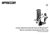 Precor Resolute RSL0310 Manual De Instrucciones