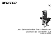 Precor RESOLUTE RSL0208 Manual De Instrucciones