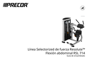 Precor Resolute RSL0714 Manual De Instrucciones