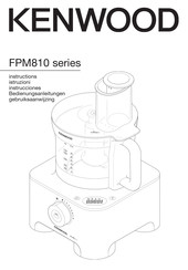 Kenwood FPM810 Serie Instrucciones
