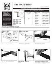 Saris THE T-RAX SPORT Manual De Instalación