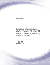 IBM 8246-L1T Manual De Instrucciones