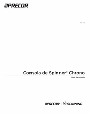 Precor Spinner Chrono Guía De Usuario