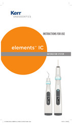 KERR ENDODONTICS elements IC Manual Del Usuario