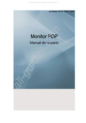 Samsung P50FP Manual Del Usuario