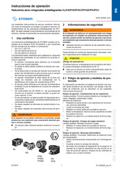 Stober PHK Serie Instrucciones De Operación