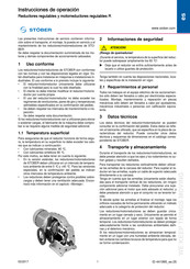Stober R Serie Instrucciones De Operación