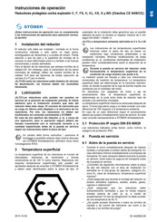 Stober C Serie Instrucciones De Operación