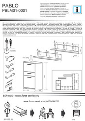 Forte PABLO Instrucción De Montaje