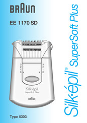Braun Silk-épil SuperSoft Plus EE 1170 SD Manual De Instrucciones
