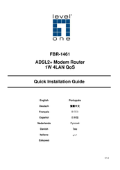 LevelOne FBR-1461 Guía De Instalación Rápida
