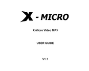 X-Micro Tech. XMP3-M512F Manual De Instrucciones