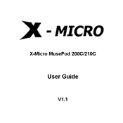 X-Micro Tech. XMP3-P20GFH Manual De Instrucciones