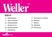 Cooper Tools Weller WSD 81 Instrucciones Para El Manejo