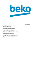 Beko DSA 28020 Manual De Instrucciones