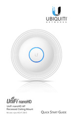 Ubiquiti Networks UniFi nanoHD-RCM-3 Guia De Inicio Rapido