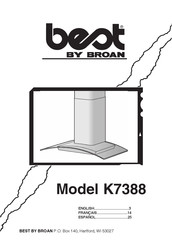 Broan Best K7388 Manual De Instrucciones