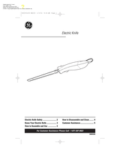 GE 106612 Manual De Instrucciones