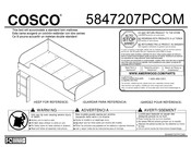 Cosco 5847207PCOM Manual Del Usuario