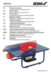 DEDRA DED7736 Manual De Instrucciones