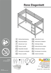 Ticaa Rene Etagenbett Manual De Instrucciones