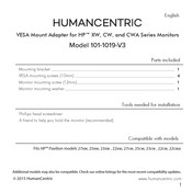 HumanCentric 101-1019-V3 Manual De Instrucciones