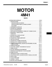 Mitsubishi MOTORS 4M41 Manual Del Usuario