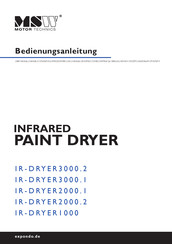 MSW IR-DRYER1000 Manual De Instrucciones