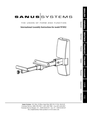 Sanus Systems WMS2 Instrucciones De Ensamblaje