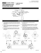 Uline H-674 Manual Del Usuario