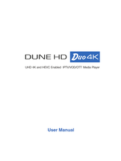 Dune HD Duo 4K Manual De Instrucciones