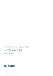 Mitel 6940 SIP Guía De Usuario