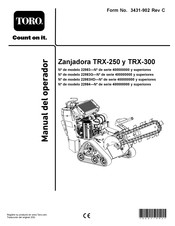 Toro TRX-300 Manual Del Operador