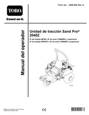 Toro 08706TC Manual Del Operador