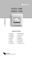 ELEKTRA OWD5-1999 Instrucción