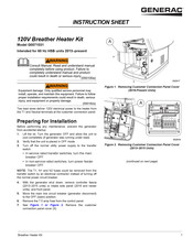 Generac G0071031 Hoja De Instrucciones