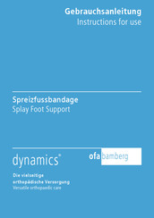 Ofa Bamberg Dynamics Manual De Instrucciones