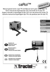 Tractel Group TR500 Manual De Empleo Y Mantenimiento