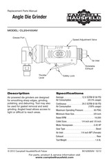 Campbell Hausfeld CL254100AV Manual De Repuestos