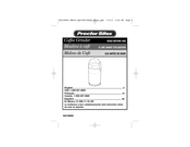 Proctor Silex E167CY Manual De Instrucciones