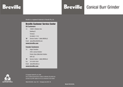 Breville BCG450XL Manual De Instrucciones