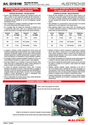 Malossi 3218199 Manual De Instrucciones