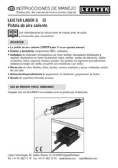 Leister 129.099 Instrucciones De Manejo