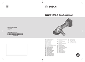 Bosch GWX 18V-8 Professional Manual Original